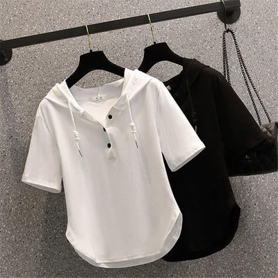 特大码胖宽松上衣时尚薄款修身