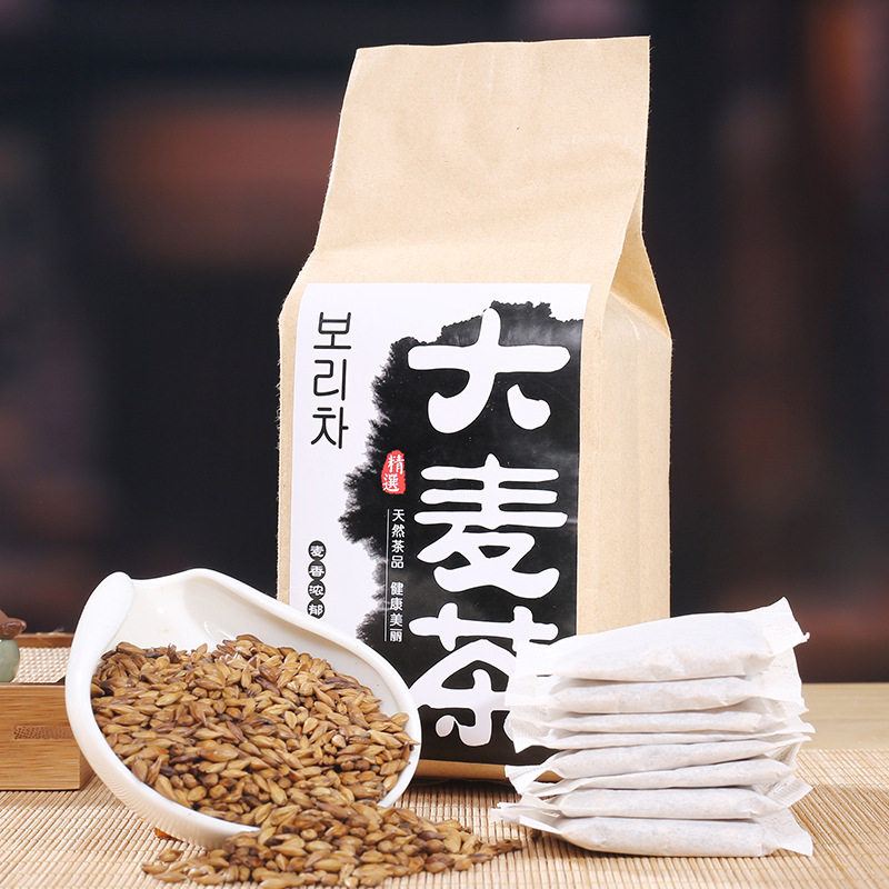 买2送1炒熟大麦茶日韩国饭店专用苦荞麦茶孕妇回奶茶包旗舰店正品