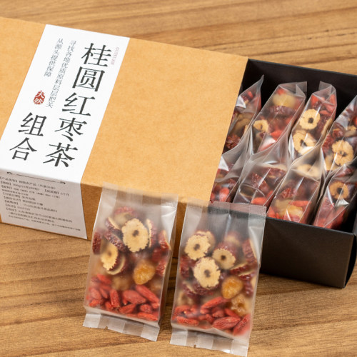 桂圆红枣枸杞茶女生秋冬养生组合花茶包泡水喝的饮品官方正品调理