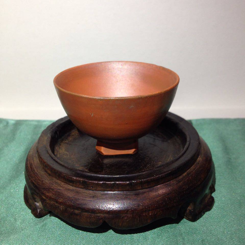 日本手工小茶杯备前烧