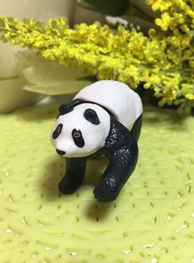 动物来敲门3健达奇趣蛋拆出的小玩具熊猫蜥蜴鳄鱼藏羚羊摆件