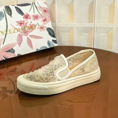 9187/2CM蕾丝网断码撤柜清仓处理休闲鞋厚底时尚休闲鞋蕾丝夏季网