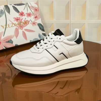 5799/5CM牛皮老爹断码撤柜清仓处理鞋防水耐磨老爹鞋系带时尚白鞋