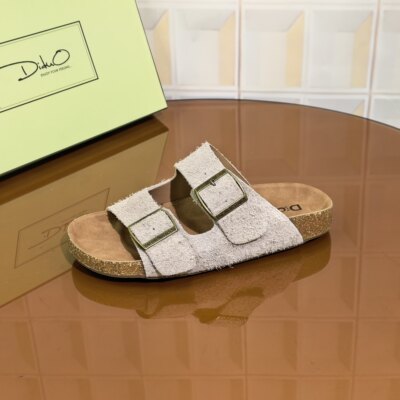 1720/2CM牛反绒清仓撤柜断码处理厚底防滑百搭夏季新款女外穿沙滩