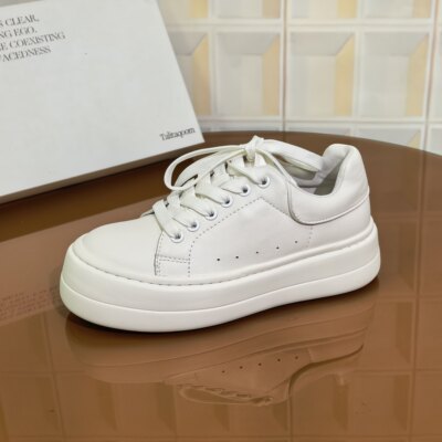 4313/3CM牛皮清仓撤柜断码处理舒适时尚休闲鞋女鞋易清洗百搭休闲