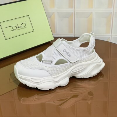 4Y36/5CM牛皮清仓撤柜断码处理女士单鞋女款时尚百搭夏季厚底包头