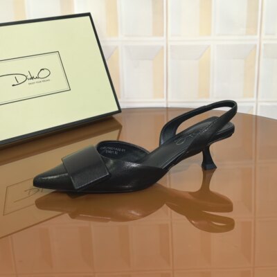 1A22/4CM羊皮清仓撤柜断码处理法式气质高跟包头凉鞋女款小众仙女