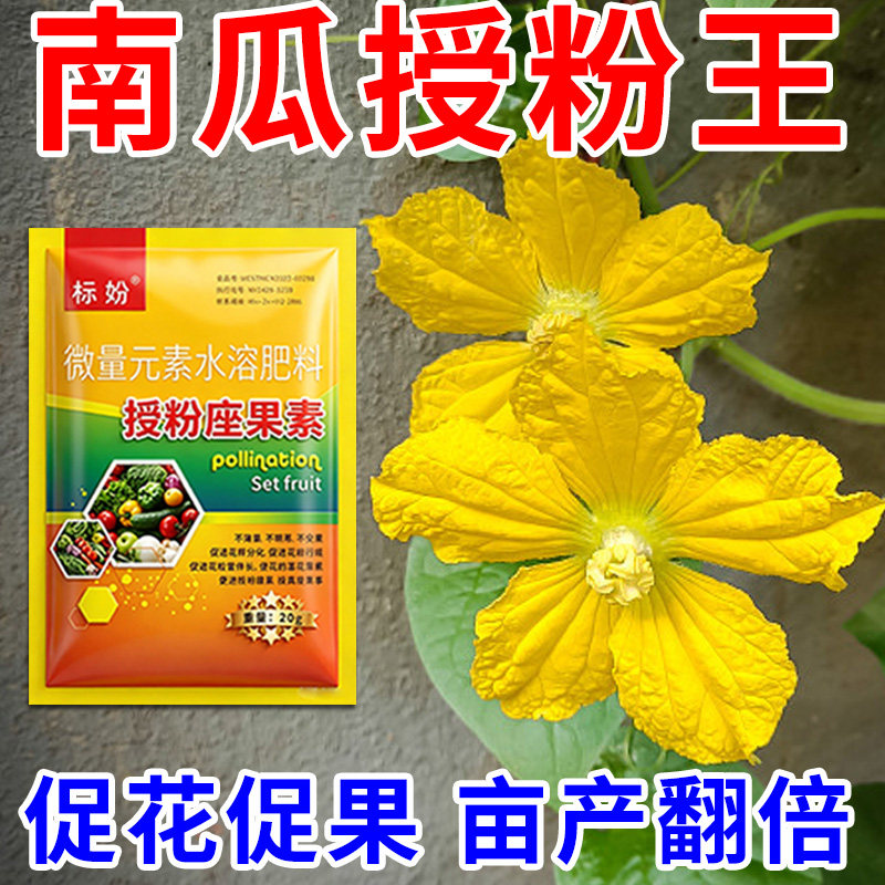 南瓜授粉座果精无需粘花催花坐果灵茄瓜授粉露保花保果专用剂