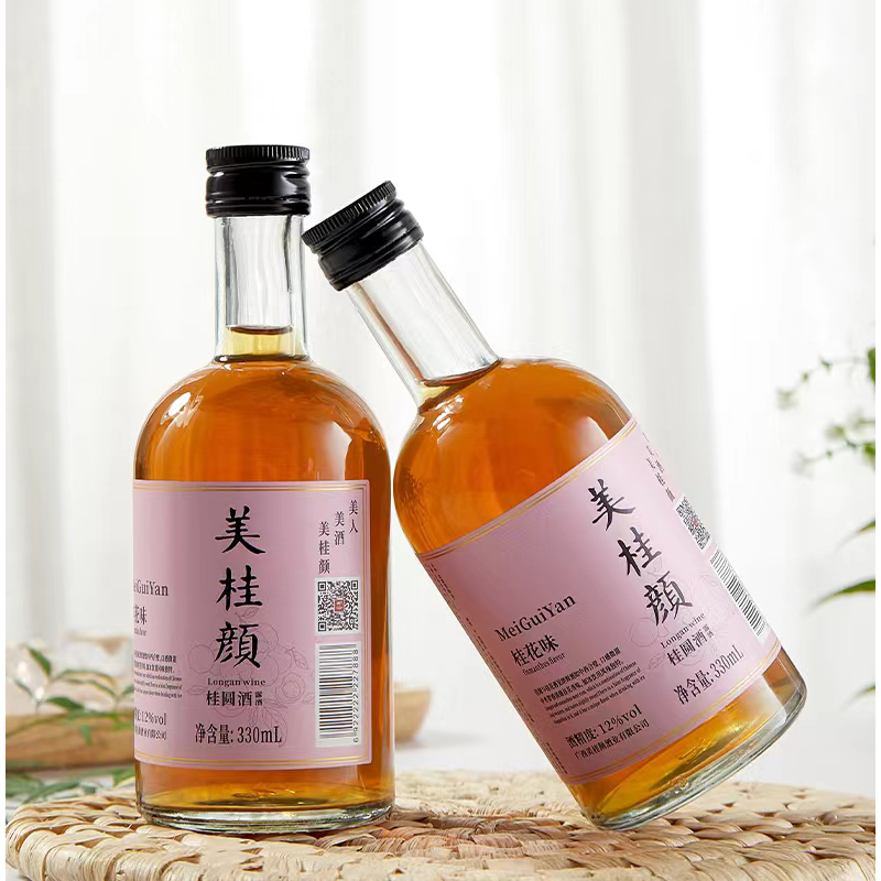 美人美酒美桂颜桂圆酒12°微醺龙眼酒桂花酒广西酒少女果露酒