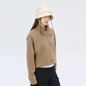 休闲宽松版 Fun商场同款 时尚 套头卫衣FMU443A1F