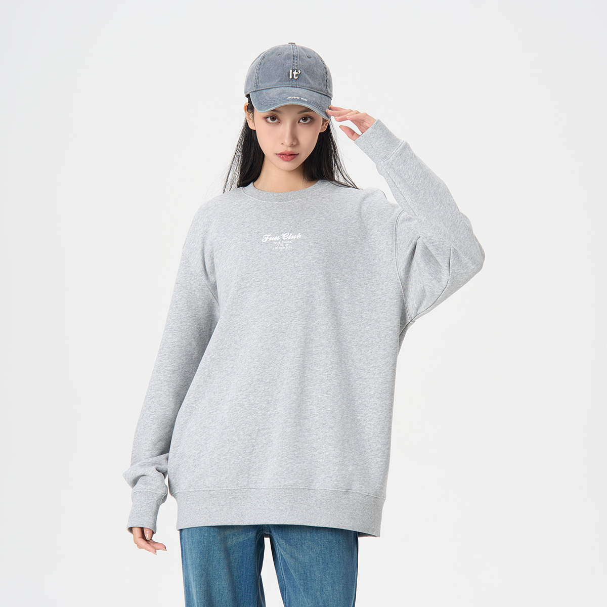 刺绣卫衣fun尝新价百搭