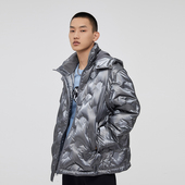 休闲时尚 Fun潮牌秋季 新款 百搭中长羽绒服卡通史努比联名外套上衣