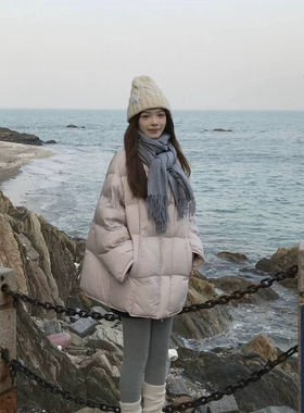 一起鸭绒女冬今年超好看高充绒量洋气外套保暖羽绒服外套PH-35222