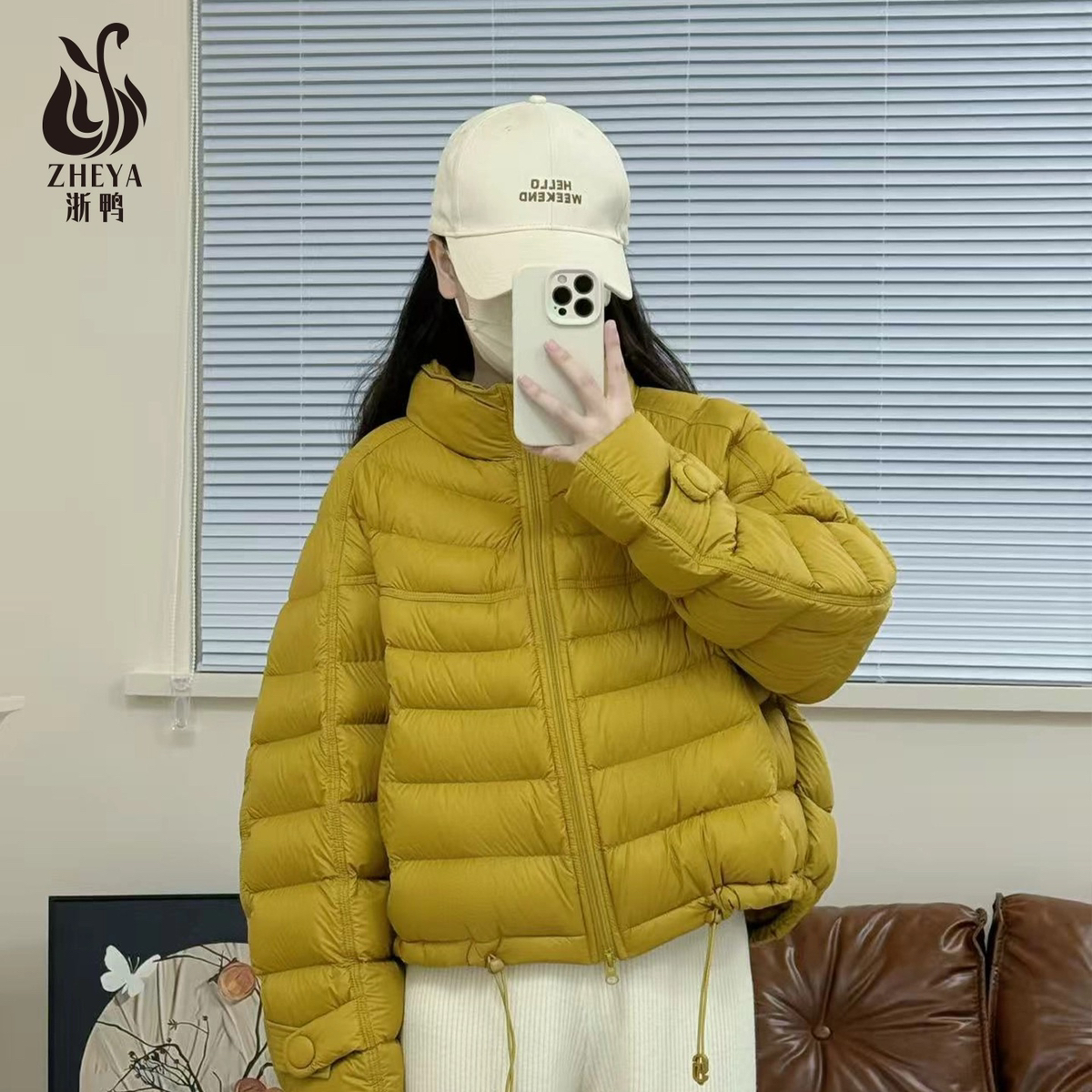 一起家排骨羽绒大爆款设计连帽宽松保暖羽绒服外套25013