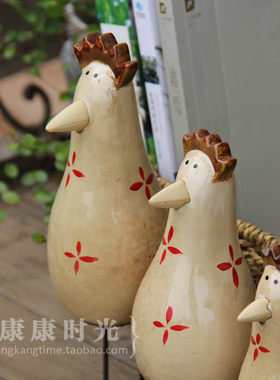 康康时光铁脚三只趣味zakka陶艺