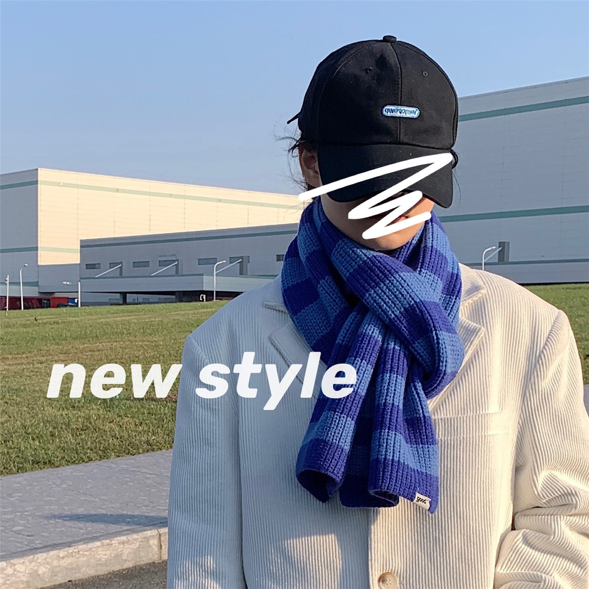 条纹围巾XZ221-2-W71-P22,饰品围巾,星座218