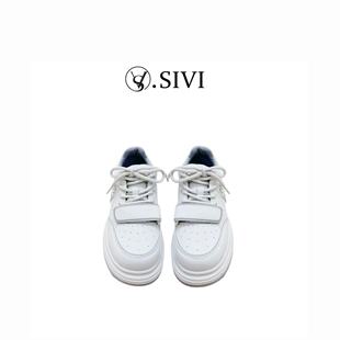 【熙薇品牌】新款女士鞋子小白鞋休闲板鞋春季板鞋圆头女鞋M2069