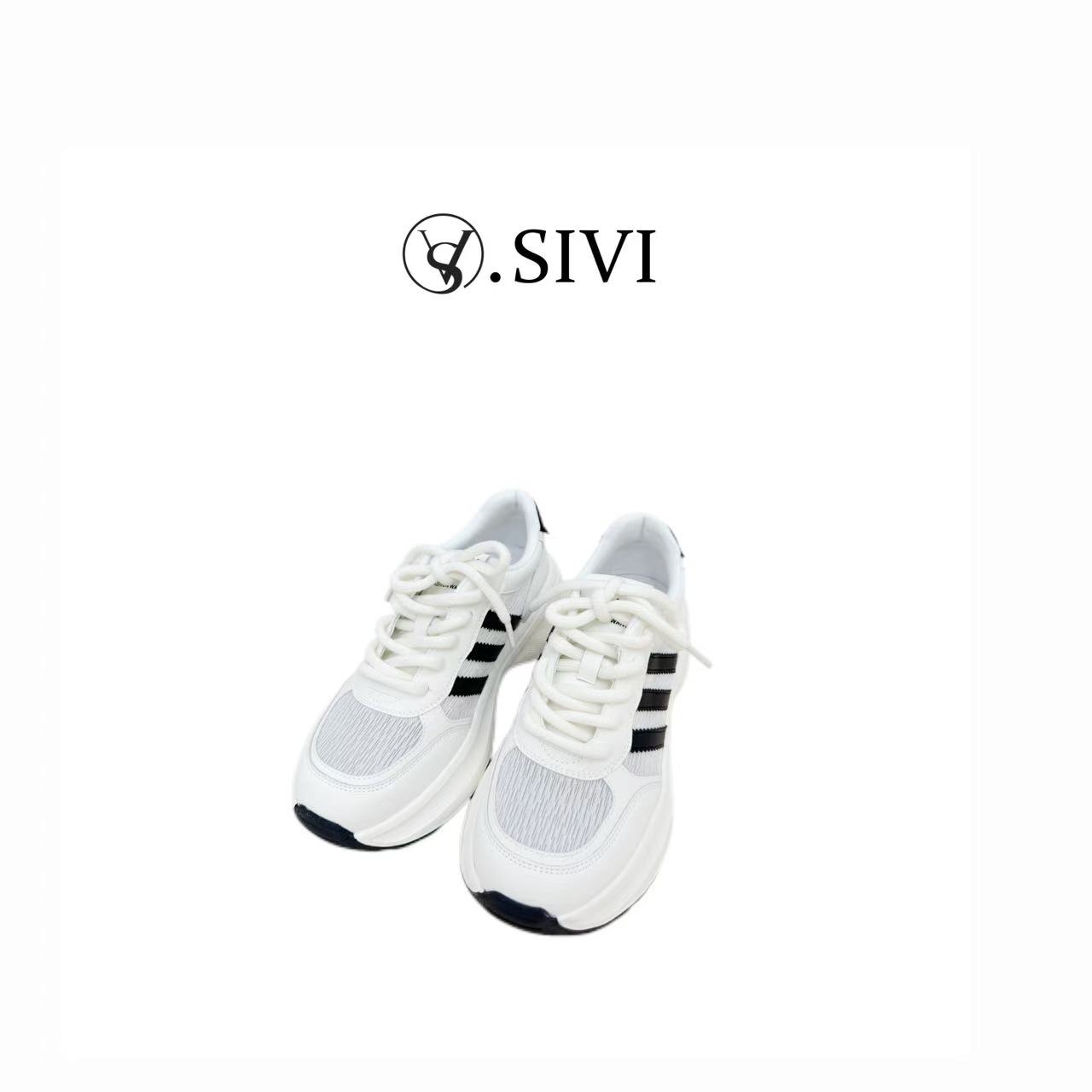 【熙薇品牌】2025夏季舒适新款时尚显高系百搭休闲鞋H3086