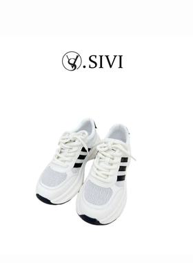 【熙薇品牌】2025夏季舒适新款时尚显高系百搭休闲鞋H3086