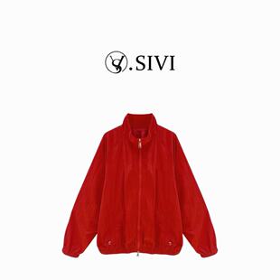 新款 2026春季 百搭休闲设计师防晒外套M2639 烈焰闲衣 熙薇