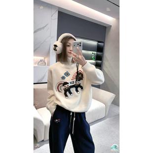 立马马年羊毛衫 2025秋冬新款 休闲上衣H6670 熙薇SIVI