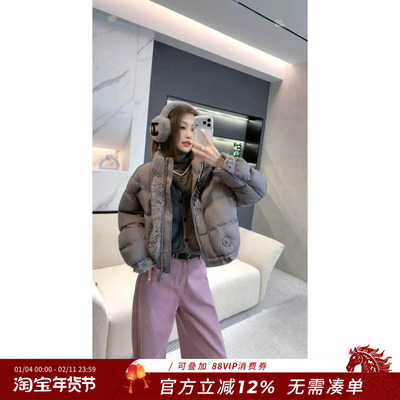 熙薇【泡芙结界】2025冬季新款时尚休闲宽松羽绒服外套H6467