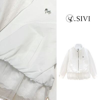 熙薇【马影纱白】2026新款高级时尚气质休闲外套M2608