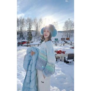 渐变休闲羊毛衫 熙薇 新款 2025冬季 H6825 XXXX