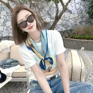 熙薇【秋收日记】2026新款简洁显瘦修身T恤M2007