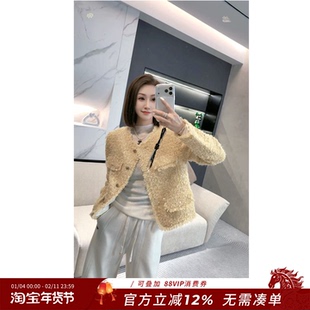 熙薇【松弛云谷】2025冬季新款高端羽绒小香风羽绒服外套H6253