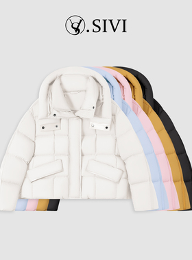 熙薇『清浅流年』2025冬季新款设计师休闲羽绒服H7164