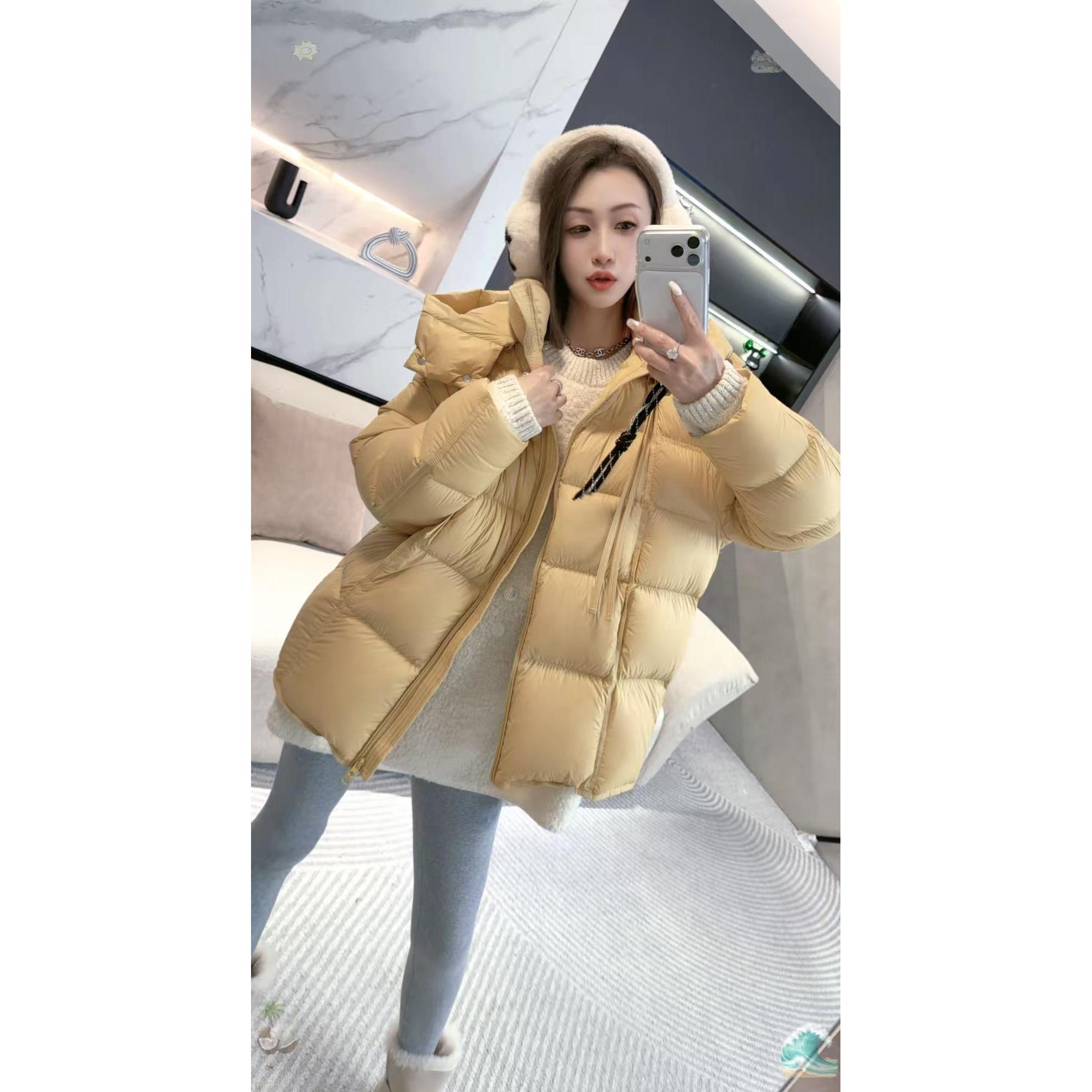 熙薇【泡芙公主】2025秋冬新款时尚百搭保暖羽绒服外套H6702
