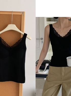 熙薇【百搭背心】2025新款百搭休闲美背背心H5693