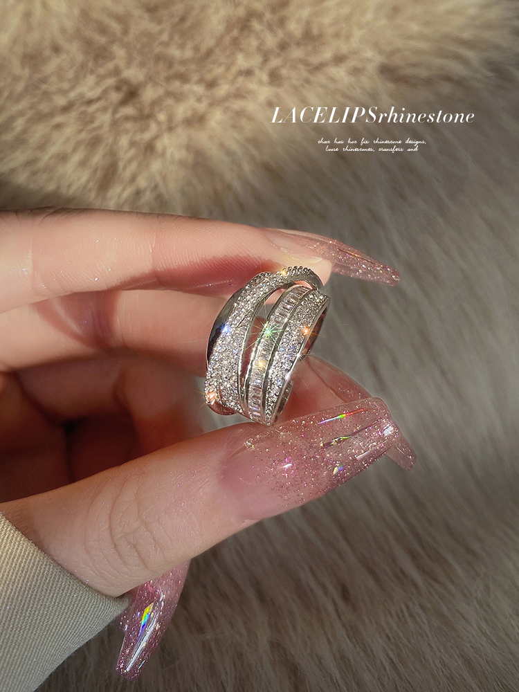 流星陨落！开口可调节戒指女潮