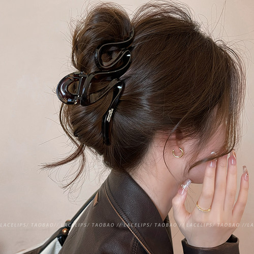 秋日气质~小众设计感抓夹