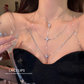 辣妹必入 胸链身体链欧美性感比基尼立体后背链配饰秋日潮酷项链