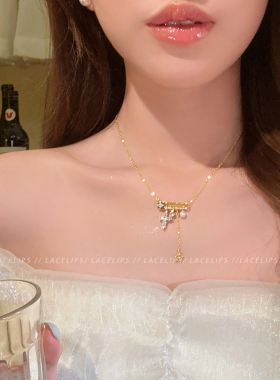小众十字架别针项链女2026新款