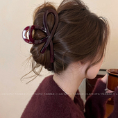 高质量 发饰头发 抓夹高级感春日鲨鱼夹大号女发夹后脑勺2026新款