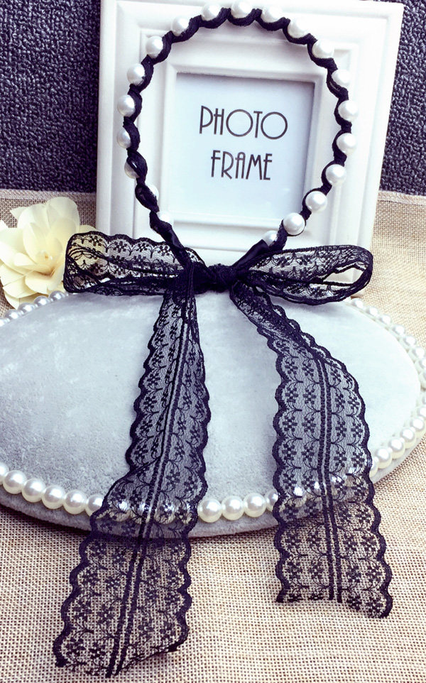 Accessoire coiffure en dentelle - Ref 1199567 Image 4