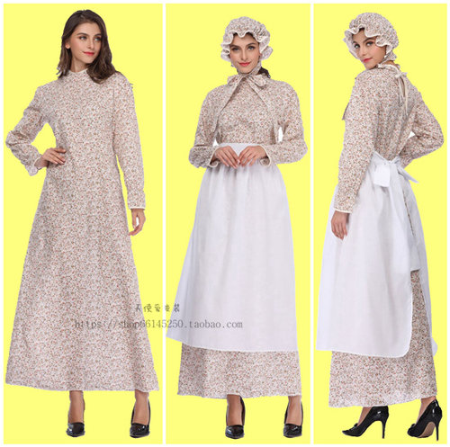 万圣节迪士尼汤勺妈妈女仆装娃娃装女佣服COSPLAY电影派对演出服