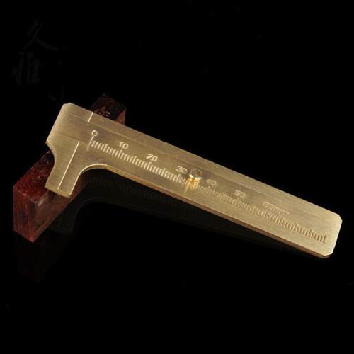 纯铜迷你高精度游标尺60mm卡尺