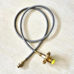 炉配件充气阀对充线气转接头线管配件高山罐煤气罐充气阀 户外卡式