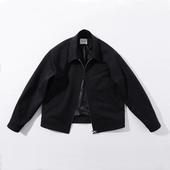 2025春新品 MUSLUN缪伦拉链翻领夹克外套可机洗易打理日本SOLOTEX