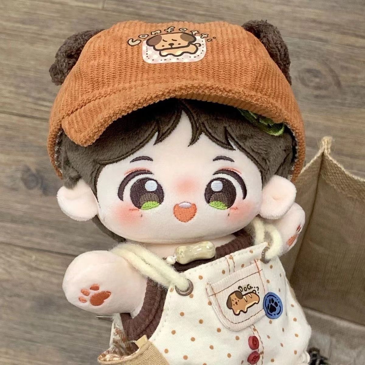 20cm奇异果棉花娃成毅手办