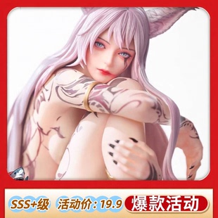 夭梦银月silvermoon WLOP手办雕像摆件国产肉生手办女士手办盲盒