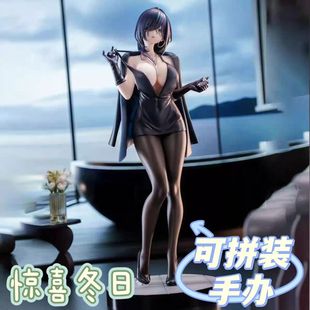 黑礼服-横山石见手办二次元美少女桌面摆件机箱模型肉手办可拼装