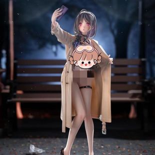 ガ見撮定安秘密市场调研手办美少女摆件国产肉生手办女士手办盲盒