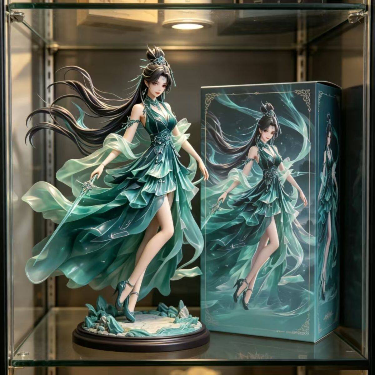 诛仙师娘手办龙珠原神海贼火影斗罗崩坏铁道初音三角洲手办随机发