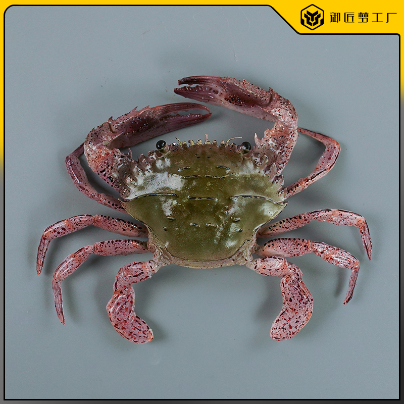 定制海鲜模型黑将军蟹