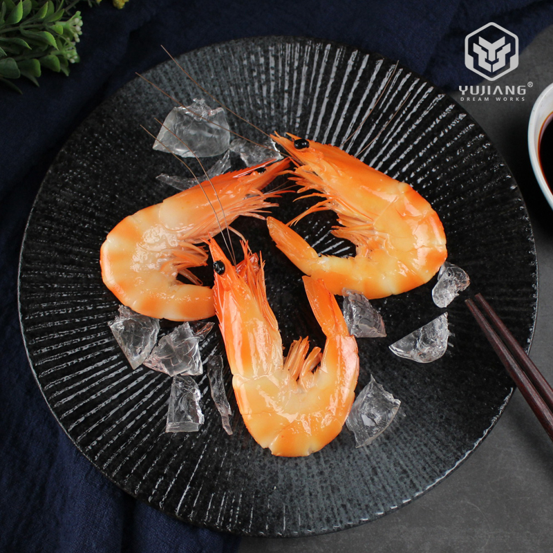仿真模型皮皮虾海鲜阿根廷
